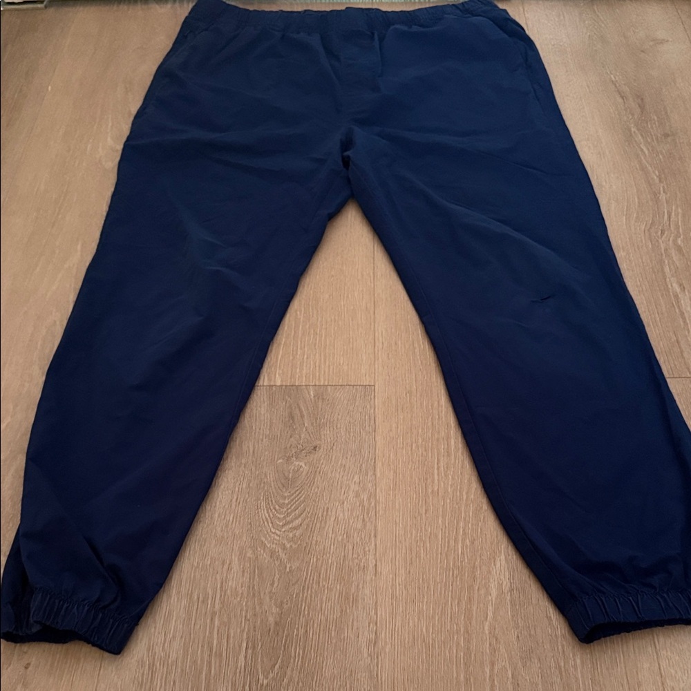 Banana Republic Men's Navy Elastic-Waist Jogger Pants Size Large